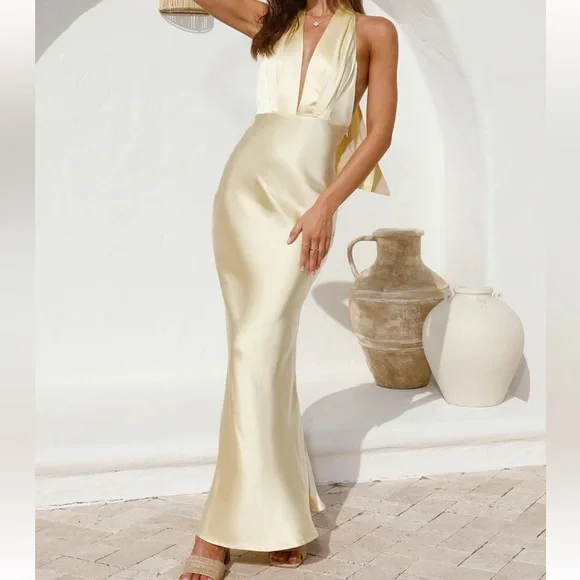 Fortune One | Dresses | Fortune One Enchanted Dreams Maxi Dress Butter |  Poshmark